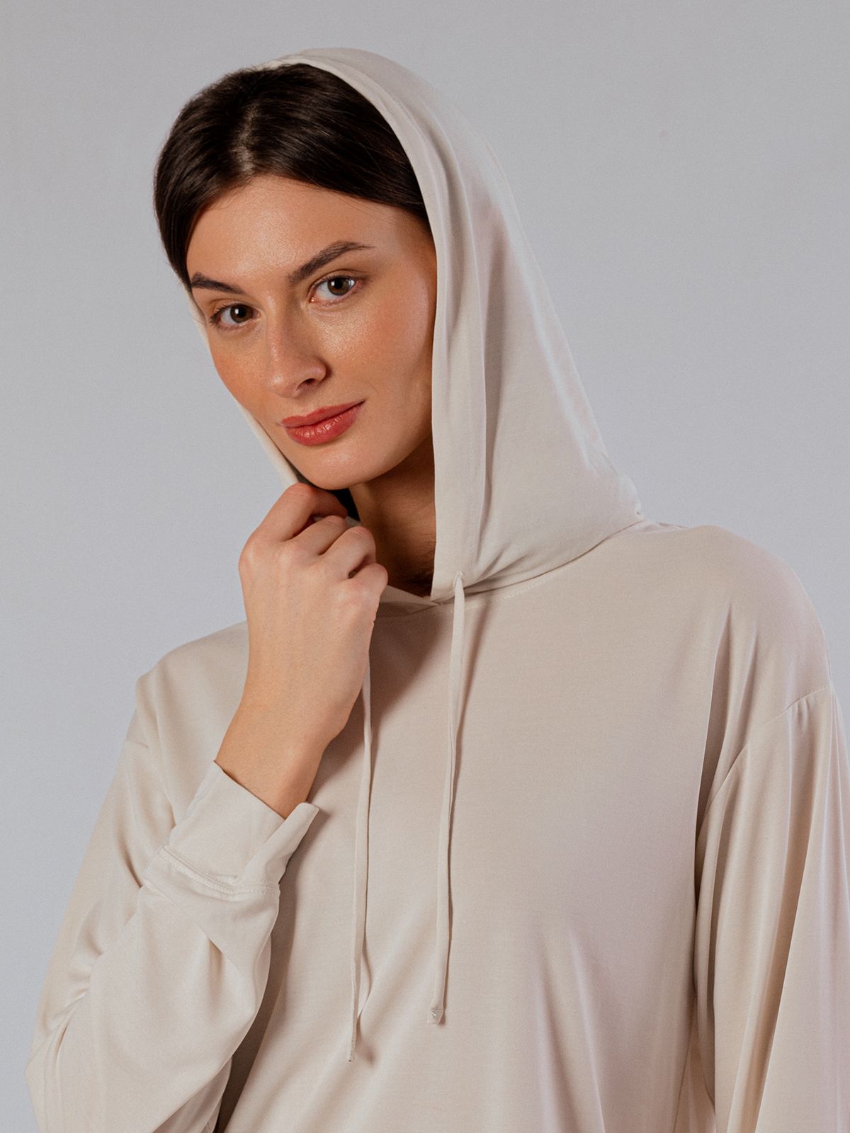 Пижама женская с брюками (Арт. 5006TCC), качество - Модал, цвет Молочный