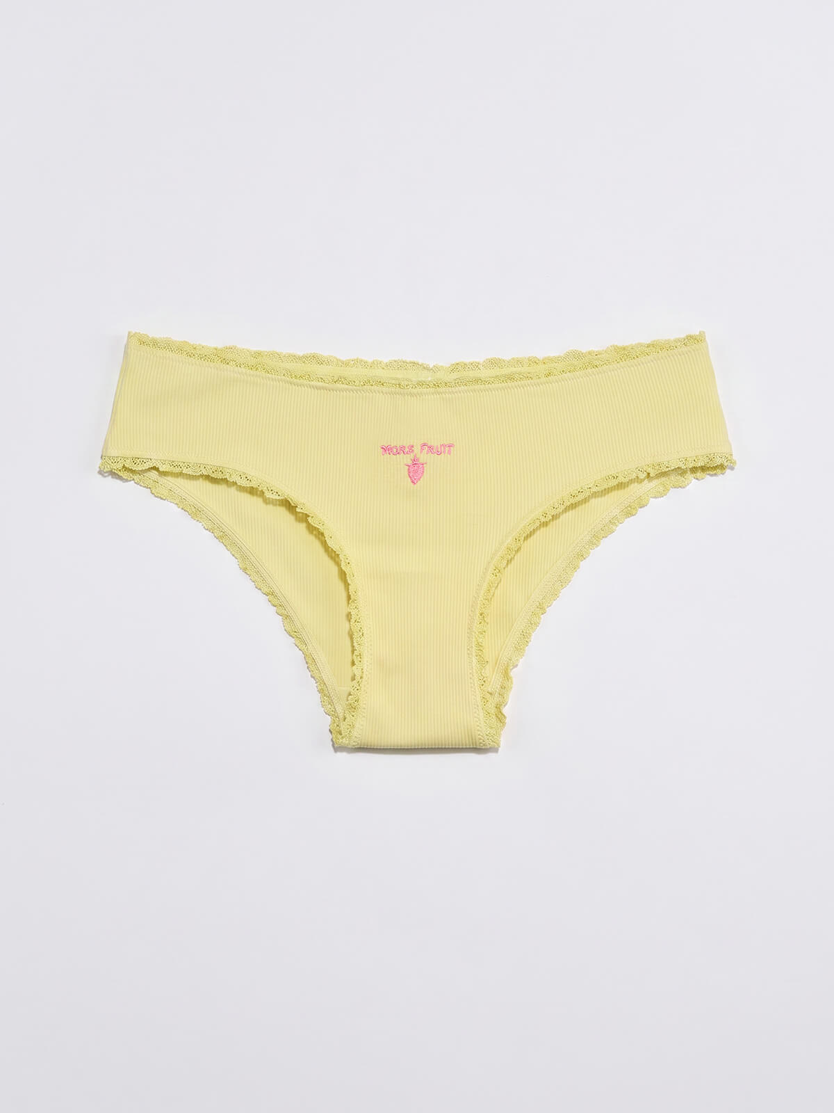 Женские трусы слипы из хлопка (Арт. 5370LUF), качество - Хлопок, цвет Жёлтый