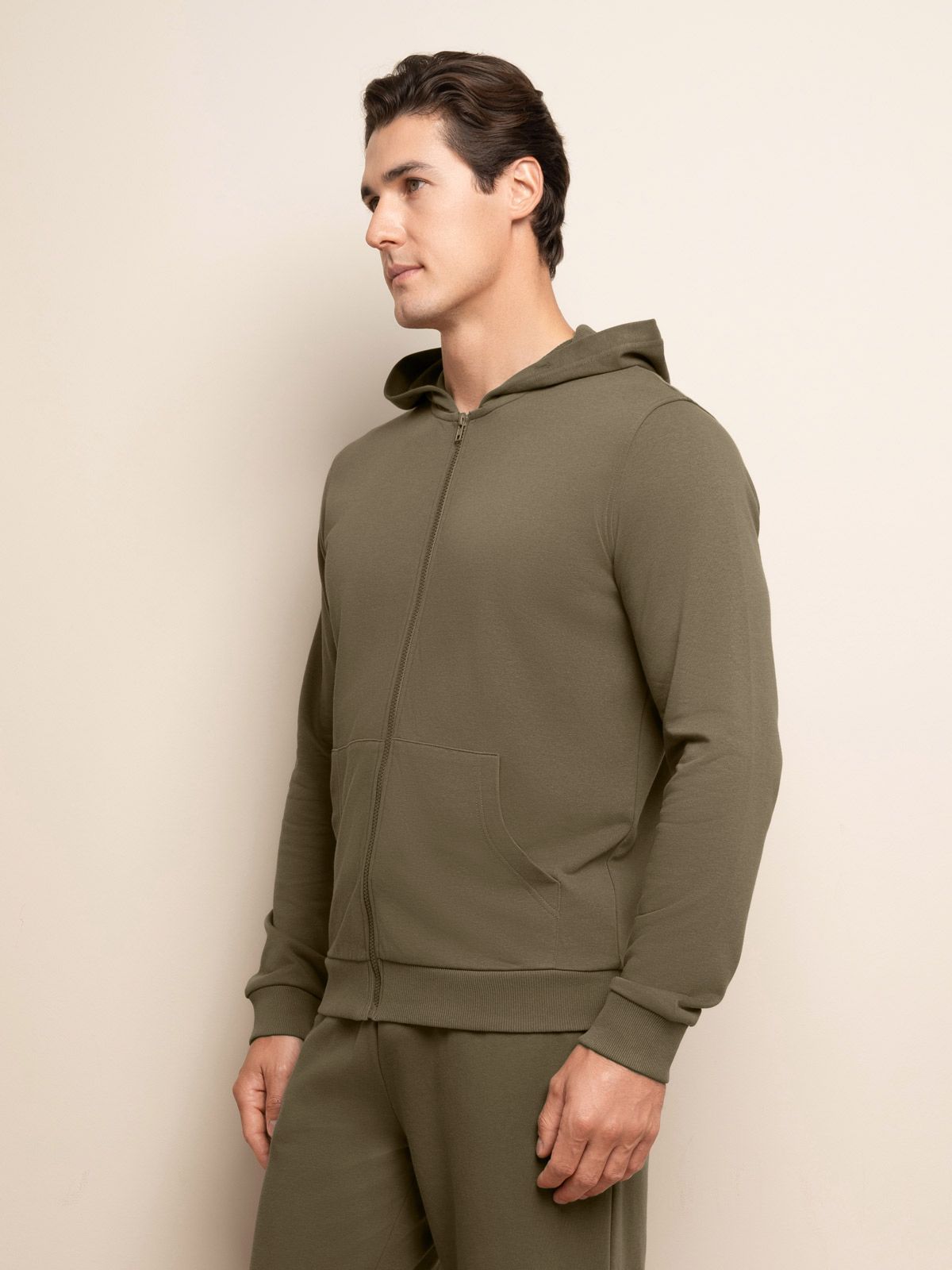 Костюм мужской домашний (Арт. 4029PDS-4050PCK), качество - Хлопок, цвет Хаки