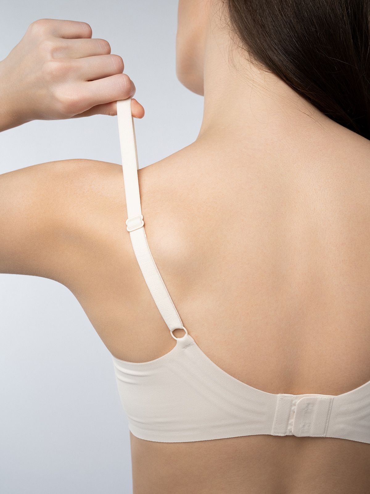 Бесшовный бюстгальтер пуш-ап без косточек (Арт. 3080WXY), качество - Полиамид, цвет Белый